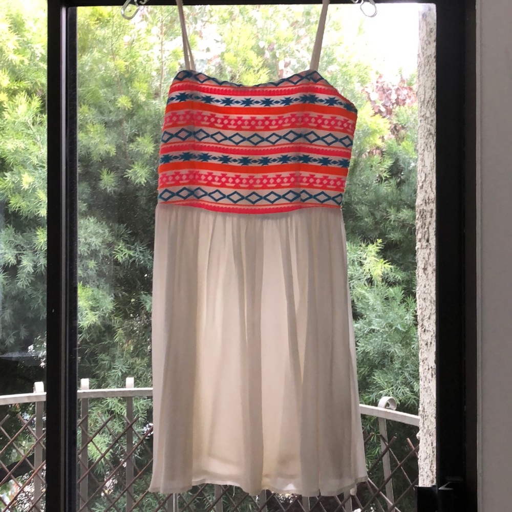 White and Neon LF dress
